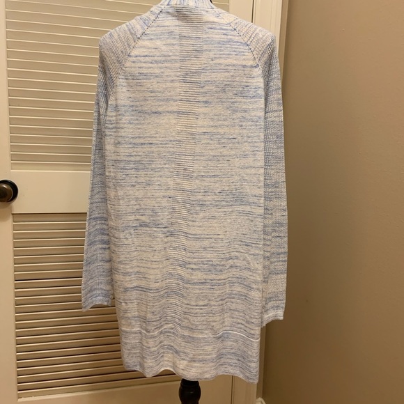 Talbots Space Dyed Cardigan in Blue - Picture 4 of 9